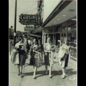 Fenger Titan Cheerleaders "on the street" ...downtown